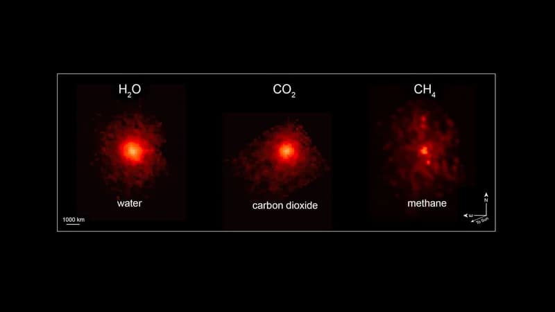 Webb обнаруживает метан из межзвёздной кометы 3I/ATLAS