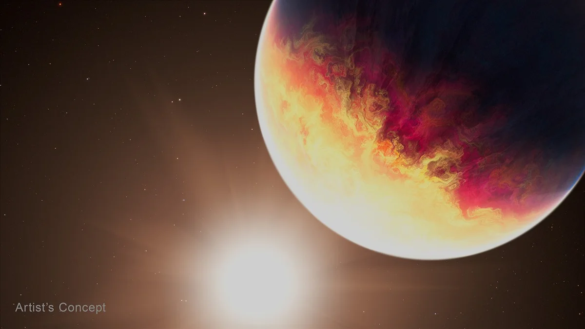 NASA's Webb фиксирует экзопланету, подвергающуюся сильному нагреву - Научные исследования NASA