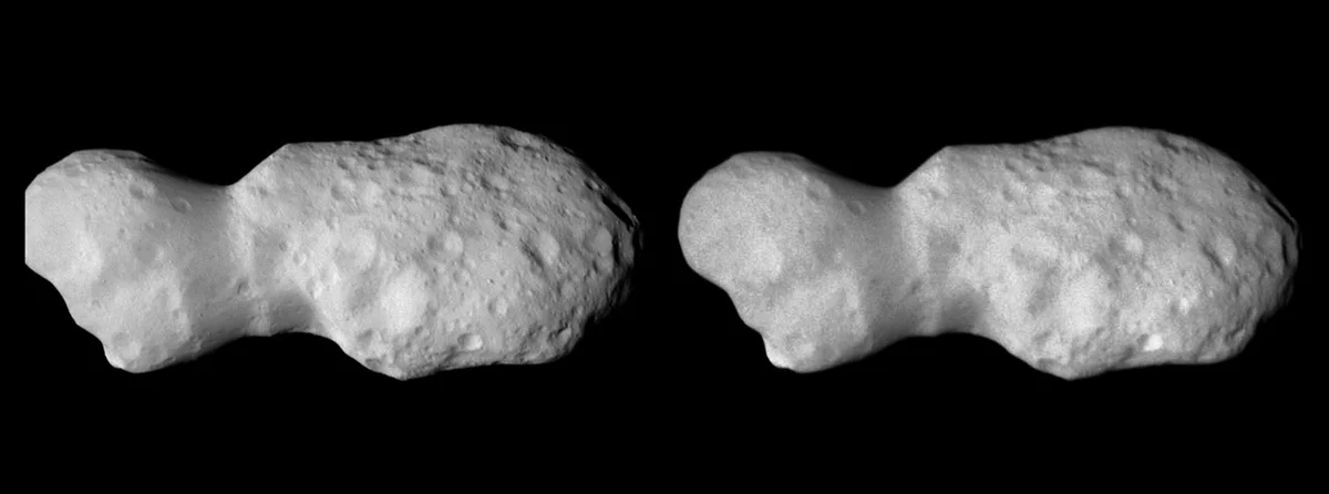 Космический аппарат NASA Lucy раскрывает колеблющийся астероид в форме арахиса