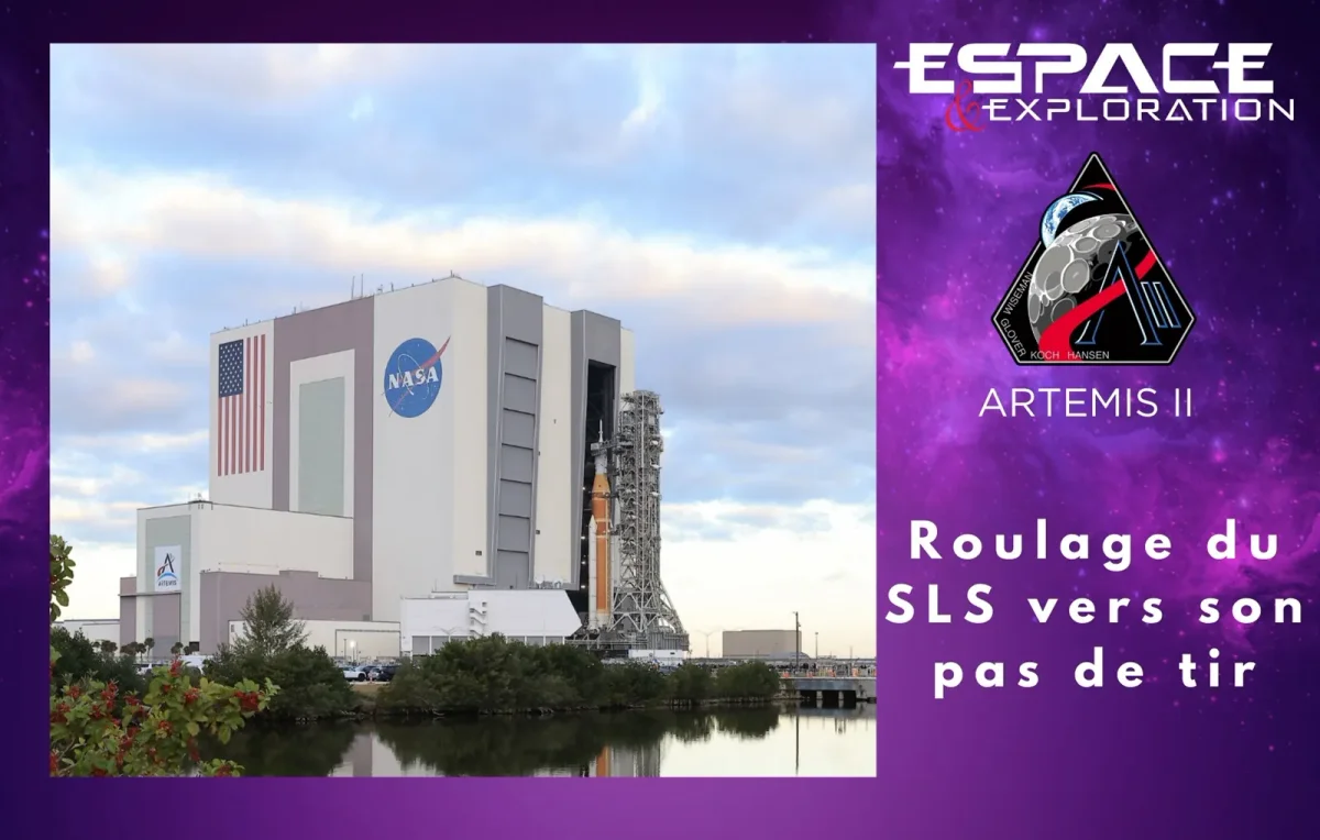 Artemis II: Перемещение SLS к стартовой площадке